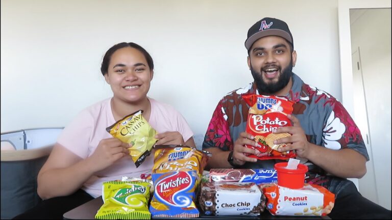 MY WIFE TRIES SNACKS FROM FIJI | Food Review with AL_Squad2020