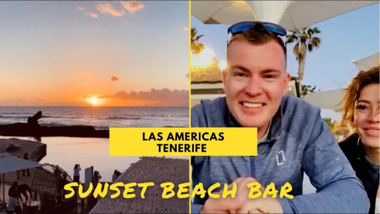 🔴LIVE: Las Americas Tenerife Sunset Beach Bar 🍺 ☀️